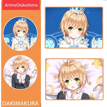 Anime Cardcaptor Sakura KINOMOTO SAKURA Hodiť Vankúš Objímanie obliečka na Vankúš Otaku, Dekorácie, posteľná bielizeň Dakimakura Vankúš