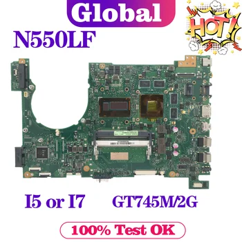 KEFU Notebook Doske Pre ASUS N550LF N550L Q550LF Q550L Notebook Doske I5-4200U I7-4500U GT745M/2G základná DOSKA TEST OK