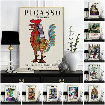 Pablo Picasso Výstava, Plagát, Portrét Dora Maar Olejomaľba, Picasso Surrealizmus Wall Art, Dievča Pred Zrkadlom Výtlačkov