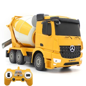 Rc Auto Hračky Truck 2.4 G Diaľkové Ovládanie Cement Mixer Inžinierstva, 360° Rotácia Dump S Simulované LED Svetlo, Elektrické Hračky Pre Chlapcov